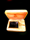 Antique Silver Gilt  moss Agate  Pendant 