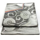 4516  Japanese Vintage Fukuro Obi Belt Kimono Fabric Silk Traditional