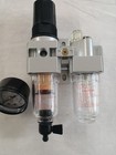 Worksmart 1 8 Npt Miniature 2pc Filter regulator-lubricator Frl W Pressure Gauge