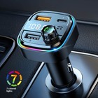 Bluetooth Automotive Mp3 Player Charger Multi-function Vehicle-mounted Fm Emitte