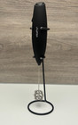 Elitapro   High Speed Triple Whisk Milk Frother With Stand Black