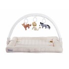 Dockatot Minimat Baby Playmat - Sand Chambray  new  damaged Box 