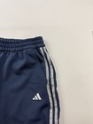 Adidas Pants Womens Small 8-10 Blue Aeroready 3 Stripes Ankle Athletic Track