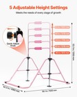 Vevor Gymnastic Bars For Kids Folding Training Kip Bar For Home 140 Lbs Pink