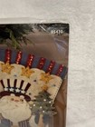  2 Bucilla 85430 Patriotic Santa 18  Christmas Felt Stocking Kit