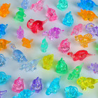 180 Pieces Mini Dinosaur Figures  Multi-colored Small Acrylic Dinosaur Toys Vase
