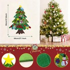 3ft Montessori Felt Christmas Tree For Toddlers  Diy Tree With 32 Ornaments