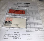 The Doors Original 1967 Unused Concert Ticket Krnt Theatre Jim Morrison