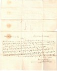 1839 Lowville Ny Stpl Fl Isaac W Bostwick 1776-1857 Lewis County Re Land Sales