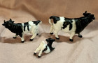 Hagen Renaker Type Vintage Retired Miniature Figurine Cow Family