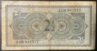 1945 Netherlands Paper Money - 2 1 2 Gulden Banknote 