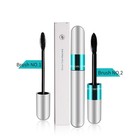 2 Pack 2 In 1 5x Longer Washable Mascara  4d Silk Fiber Lash For Vibely Masca   