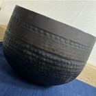 Japanese Singing Bowl Buddhist Orin Rin Bell Antique 11 8in Diameter 2630g Rare