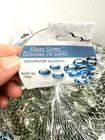Lot Of 14 - 14 Oz Packages Clear Glass Gems Accents Mosaic Tile Gravel