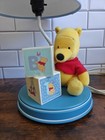 Vintage1970s Winnie The Pooh Lamp Plush Toy Bear   Blocks Disney Nursery Decor