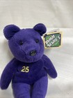 Salvino s Bamm Beano s  25 Mark Mcgwire Purple Collectible Plush Bear