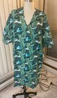 Caftan Green Kaftan Banana Leaf Boho Mumu Caftan Cotton Women Men Unisex Hippie