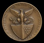 George Washington High Relief Medal  Medallic Art Co   Bronze Token  32mm