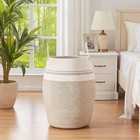 105l Laundry Hamper Woven Cotton Rope Large Clothes Hamper Brown