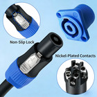 10x 4pole Speakon Twist Lock Plug For Nl4fc Nl4fx Nlt4x Audio Speaker Cable