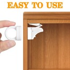 4 Sets Magnetic Cabinet Locks Keys Baby Proofing Child Safety Magnet Drawer R   
