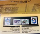 Malaysia Stamps Sea Games Xv 1989 Presentation Pack Mnh