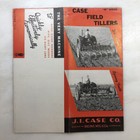 1940s Ji Case Field Tillers M Plow Tractor Farm Advertising Vintage Brochure