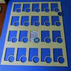 Poker Chip And Card Display Frame Insert For Both Casino Or Harley Chips