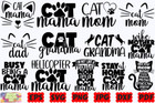 100 Cat Svg   Cat Mom Svg   Cat Lover Svg Png Dxf Eps Pdf Jpeg Send Via Email