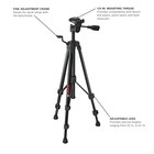 New Sealed-bosch Bt 150 Extendable 61  Aluminum Tripod