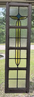 Set Of 3 Antique British Narrow Stained Glass Window Panels 51  X 14 5  Each
