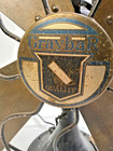 Antique Graybar Oscillating Desk Fan 75g425   Brass Blades   3-speed   Works