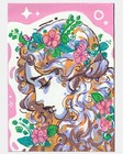 Aceo Print Garden In Pink  3 By Thefrogprincess