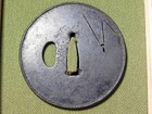 Yamakichibei 4th Gene Signed Iron     Tsuba Edo Era Tsuba Antique