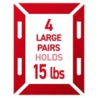 Command 15 Lb  Black And White Picture Hanging Adhesive Strips  20 Pairs