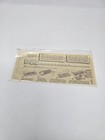 Craftaid Leather Template Plastic Pattern  2900 Billfold Horse Crafting Vintage