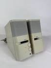 Bose Mediamate Media Mate Pair White Computer Speakers Tested Working No Adapter