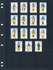  38 05 Scott Value - 1985 St Lucia Uniforms Definitives British Cv Mnh Nh Um