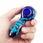 4  Gecko Style Tobacco Smoking Glass Pipe Collectible Handmade Pipes With Box