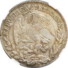 Mexico 8 Reales Mo 1842 M m  Mexico  Repunched Date  Ngc Ms63  Top Pop  Only 1 
