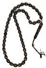 Ancient Black Coral   Yousr  Beads With Putting Of Brownz Rosary