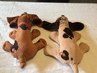 Tonka Hasbro Pound Puppy Lot 1985 2019 Korea  Red Collar Plush Stuffed Animal