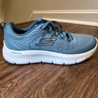 Skechers Go Walk Blue Mesh Women s Athletic Walking Sneaker Breathable Comfort
