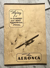 1934 The Aeronca Flying In Its Safest And Most Economical Form Booklet Og Read