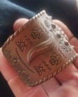   old Native American  Navajo  Fred Harvey Era Copper Cuff Really Fine     