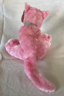 Ty Beanie Baby - Carnation The Pink Cat  6     - Silver Collar   Blue Eyes - Mwmts