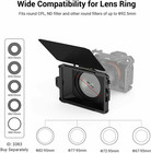 Smallrig Mini Matte Box Lite Suit For   52 55 58 62 67 72 77 82 86mm Lens 3575