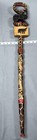 Handmade Kenya Wood Elephant Walking Stick Cane Figurine Carved Stick Brown