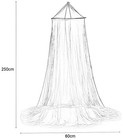 Mosquito Net Round Lace Curtain Dome Bed Canopy Netting For Single To King Size