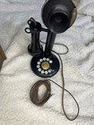 Western Electric Antique Candle Stick Telephone With Dial   Network   Bells